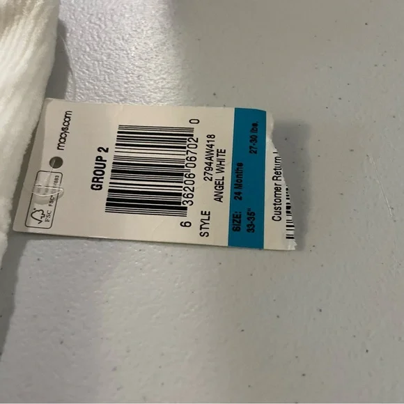 First Impressions Cream Corduroy Leggings - Picture 3 of 3